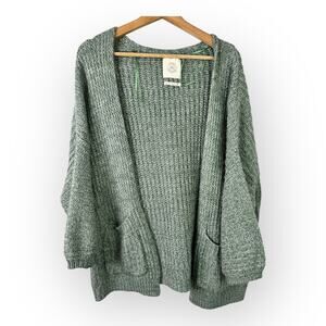 Urban Outfitters Womens size XS Oversized Chunky Knit Open Cardigan Pockets